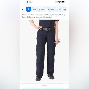 5.11 tactical women’s navy EMS pant.